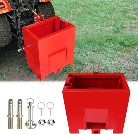 steel box for 3 point hitch|3 point hitch ballast box.